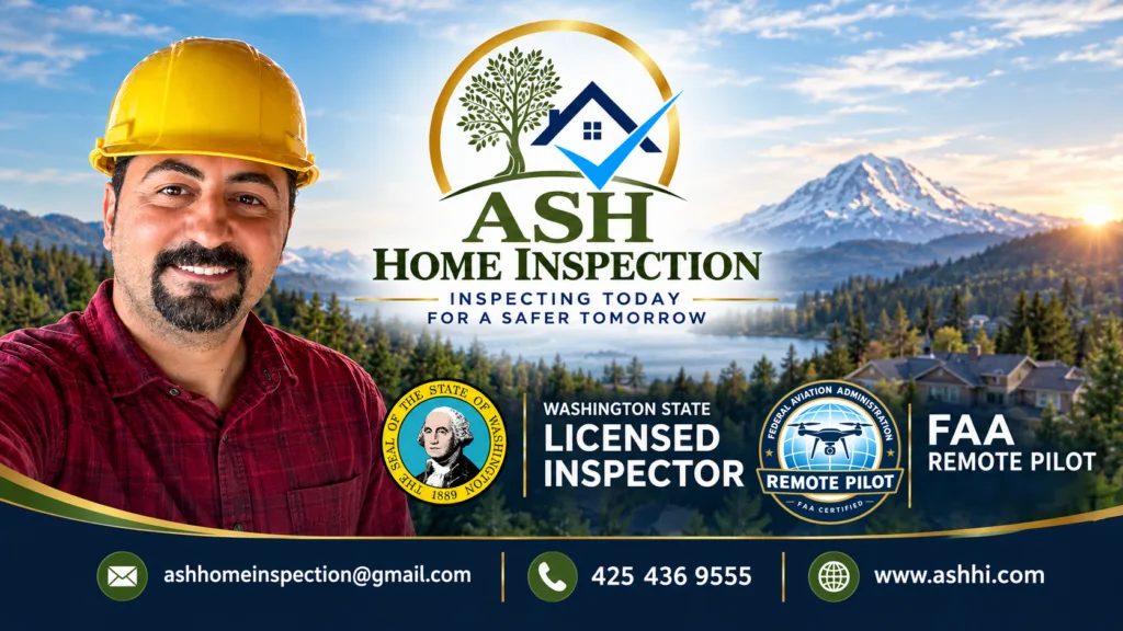 Washington State Licensed Home Inspector - License #****4230